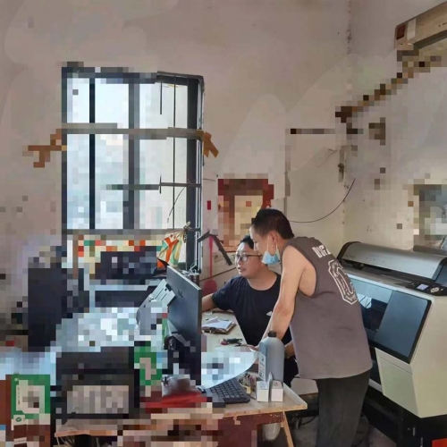 菲林打印機(jī)安裝現(xiàn)場(chǎng)